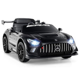 12V Kids Ride-On Car Mercedes-AMG GT3 Licensed with Adjustable Speed-Black