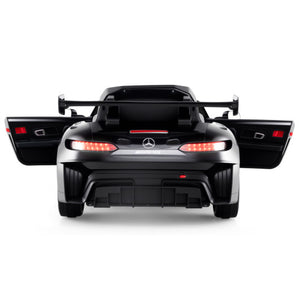 12V Kids Ride-On Car Mercedes-AMG GT3 Licensed with Adjustable Speed-Black