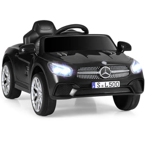 12V Kids Ride on Car Licensed Mercedes-Benz with Remote and Music-Black