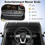 12V Kids Ride on Car Mercedes-Benz AMG CLA 45 with Remote-Black