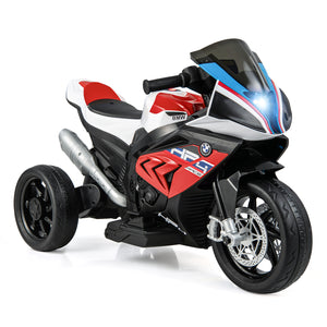 12V Licensed BMW Kids Motorcycle Ride-On Toy for 37-96 Months Old Kids-Red