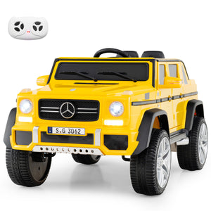 12V Licensed Mercedes-Benz Kids Ride-On Car-Yellow