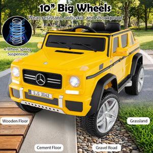 12V Licensed Mercedes-Benz Kids Ride-On Car-Yellow