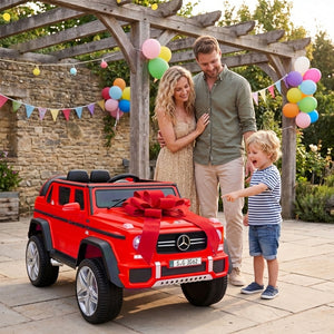 12V Licensed Mercedes-Benz Kids Ride-On Car-Red