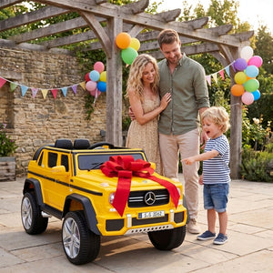 12V Licensed Mercedes-Benz Kids Ride-On Car-Yellow