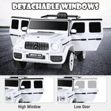 12V Mercedes-Benz G63 Licensed Kids Ride On Car with Remote Control-Red