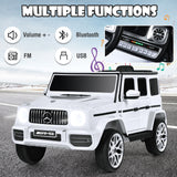 12V Mercedes-Benz G63 Licensed Kids Ride On Car with Remote Control-Red