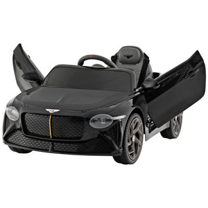 12V Powered Car Kids Ride-on Racer Car Licensed Bentley Bacalar-Black