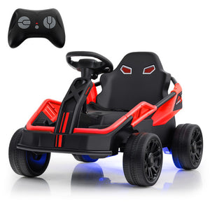 12V Ride on Car Electric UTV with Remote and Music for Big Kids-Red