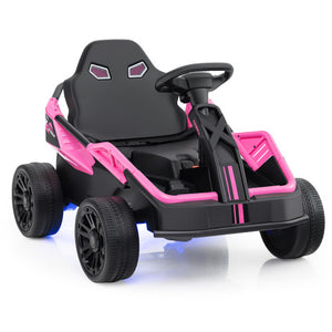 12V Ride on Car Electric UTV with Remote and Music for Big Kids-Pink