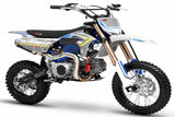 TrailMaster MK125E Pro Series Dirt Bike, BOSCH EFI, 4-Speed, Electric Start, Dual Disc Brakes, (14/12) Wheels
