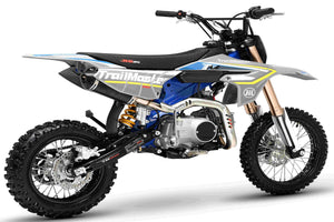 TrailMaster MK125 Dirt Bike 4-Speed Manual Dual Disc Brakes, Electric Start (14/12), Ages 12 and up