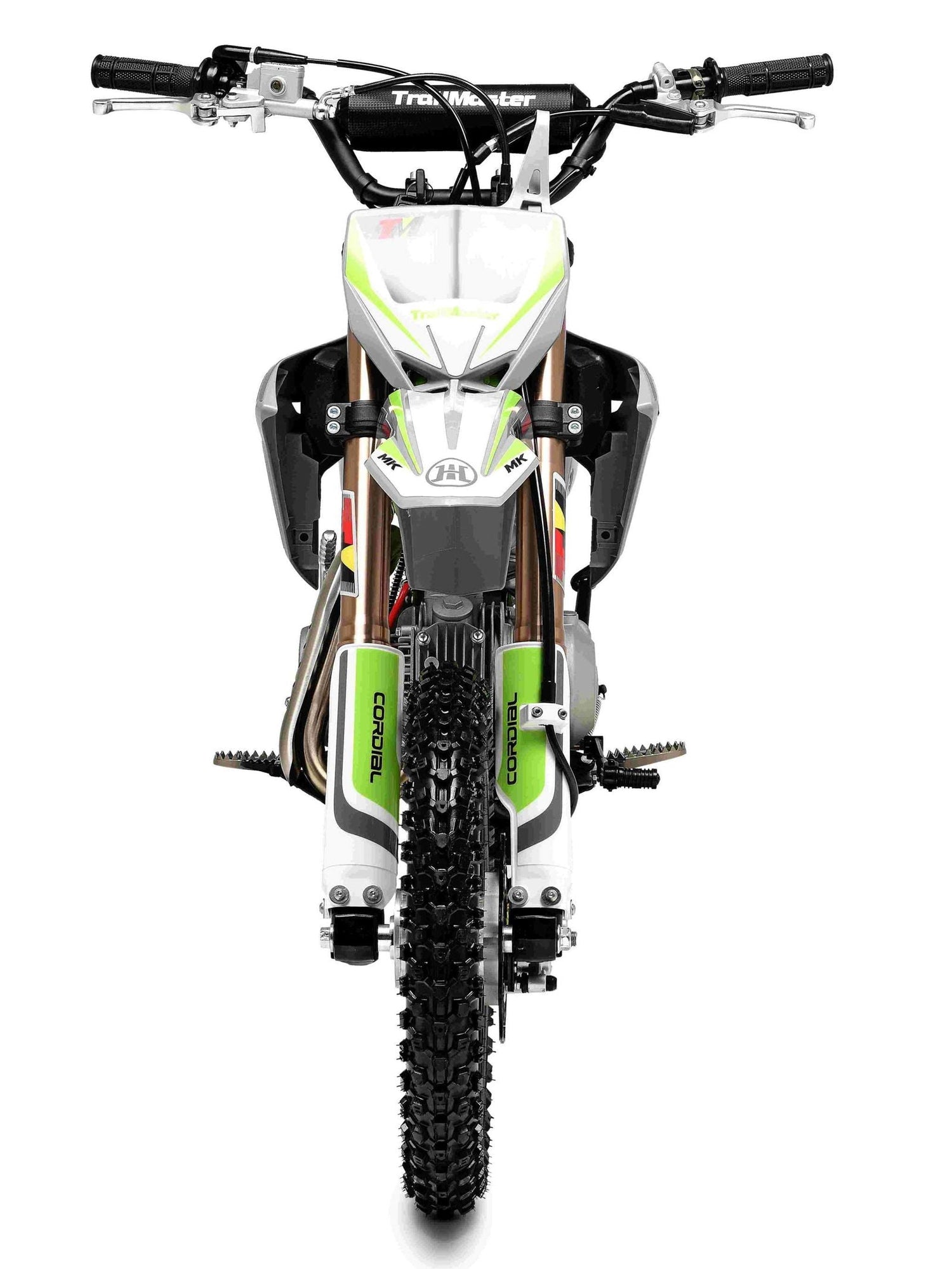 TrailMaster MK125 Dirt Bike 4-Speed Manual Dual Disc Brakes, Electric Start (14/12), Ages 12 and up