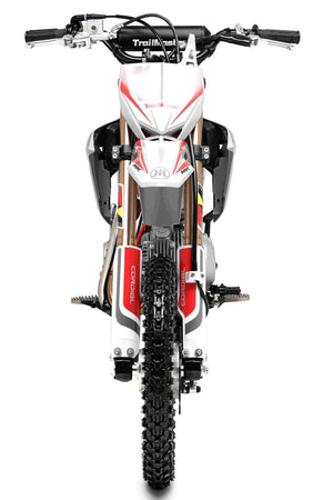 TrailMaster MK125 Dirt Bike 4-Speed Manual Dual Disc Brakes, Electric Start (14/12), Ages 12 and up