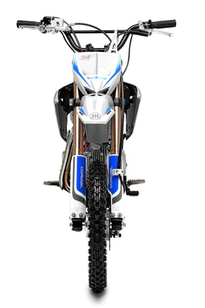 TrailMaster MK125 Dirt Bike 4-Speed Manual Dual Disc Brakes, Electric Start (14/12), Ages 12 and up