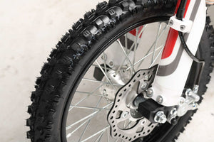 TrailMaster MK125 Dirt Bike 4-Speed Manual Dual Disc Brakes, Electric Start (14/12), Ages 12 and up