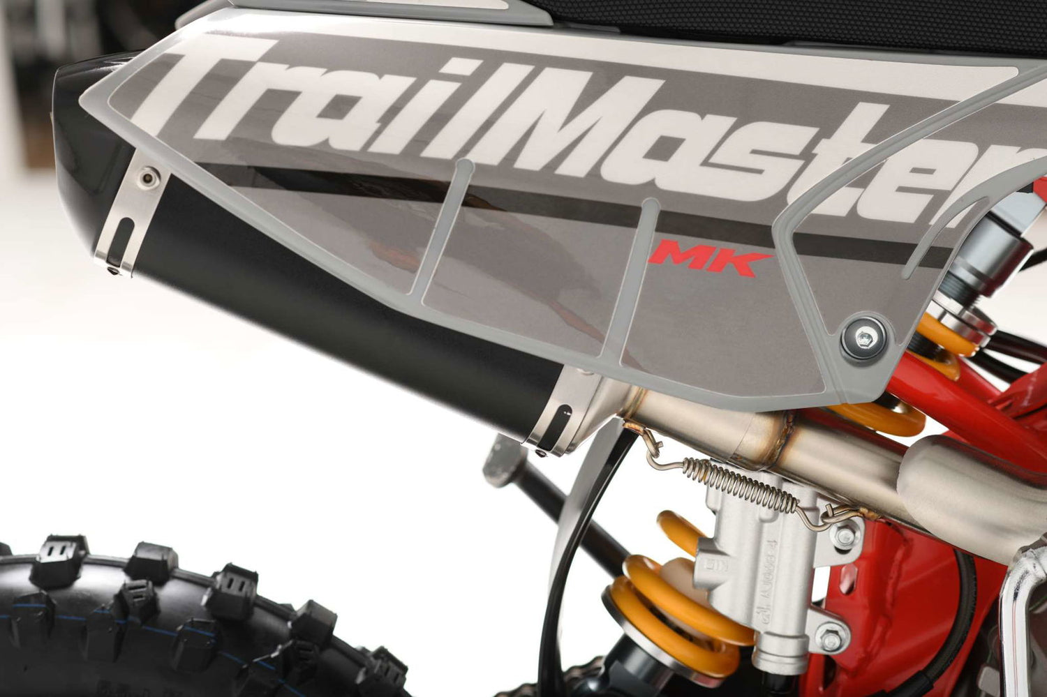 TrailMaster MK125 Dirt Bike 4-Speed Manual Dual Disc Brakes, Electric Start (14/12), Ages 12 and up