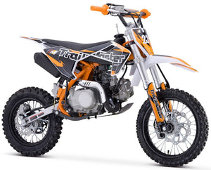 TrailMaster TM23 125cc Dirt Bike, 4-Speed Auto, Electric Start (14/12), Ages 12 and up