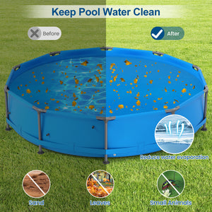 12 Feet Round Solar Pool Cover 12 Mil for In-Ground Above-Ground Swimming Pools