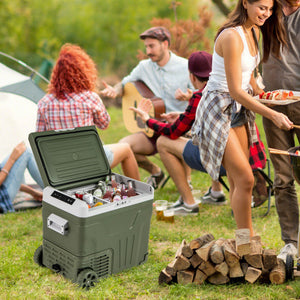 12 Volt Car Refrigerator Portable Car Fridge with Adjustable Range-50L