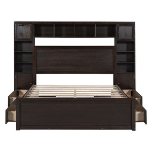 Bed With All In One Cabinet, Shelf And Sockets by Couch.com