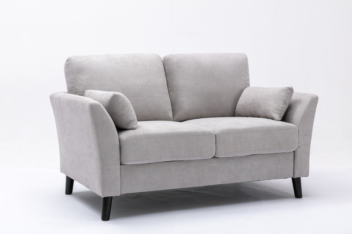 Damian - Woven Fabric Loveseat by Couch.com