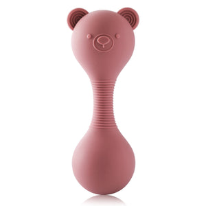 Silicone Sand Hammer Baby Grasping Nibbling Toy Enlightenment Music Sand Hammer Toy