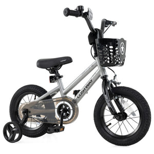 12 Inch Kids Bike Adjustable with Transparent Chain Cover for 3-4 Years Old
