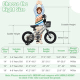 12 Inch Kids Bike Adjustable with Transparent Chain Cover for 3-4 Years Old