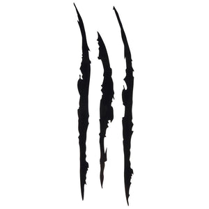 1/2PCS Auto Car Stickers Reflective Monster Claw Marks Scratch Stripe Marks Auto Headlight Decal Dinosaur Raptor Scratches Decor Claw Marks Decal Reflective Sticker Monster Claw Marks Headlight Car Sticker Stripes Scratch Decal Vinyl Sticker