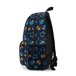 Kids Robot Navy Backpack