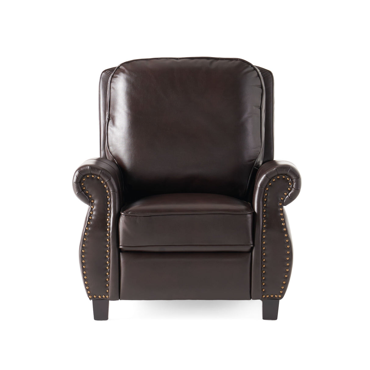 Wide Manual Club Recliner - Brown by Couch.com