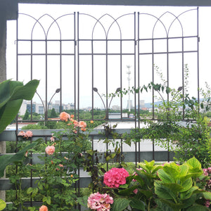 Metal Garden Trellis Rustproof For Climbing Plants Outdoor Flower Support by Couch.com