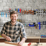 18 Inch Magnetic Tool Holder Strip with Mounting Screws-Silver