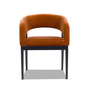 Mirah - Modern Open Barrel Dining Chair by Couch.com