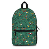 Kids Airplanes Green Backpack