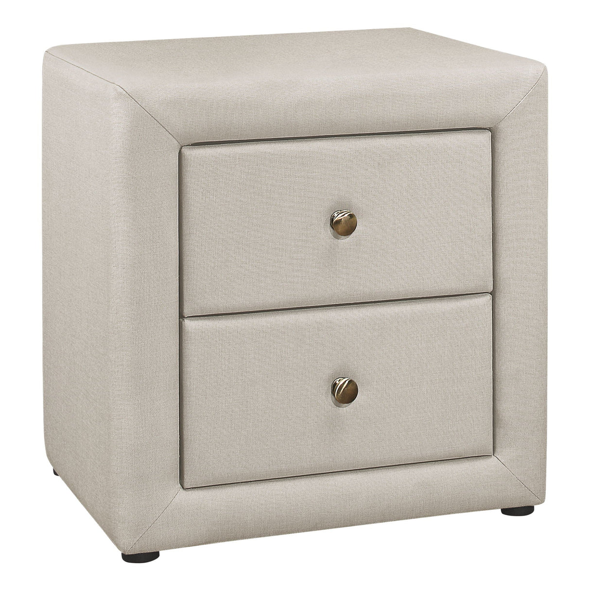 Nightstand, Storage Drawer Versatile Use, Upholstered, Transitional by Couch.com