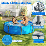 4-6 People Inflatable Camping Tent with 4 Mesh Screen Windows and 2 Doors-White