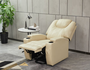 Modern Recliner Chair With Cup Holders, Remote Control by Couch.com