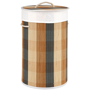 13.2 Gal Laundry Hamper with Removable and Machine-Washable Liner-Multicolor
