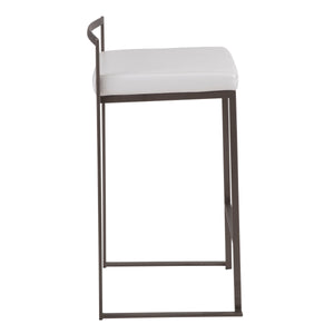 Fuji - Industrial Stackable Counter Stool Elegant Design by Couch.com