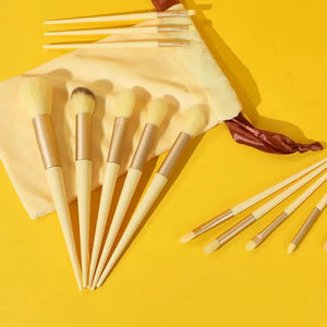 13Pcs A Set Soft Fluffy Makeup Brushes For Cosmetics Foundation Blush Powder Eyeshadow Kabuki Blending Makeup Brush Beauty Tools