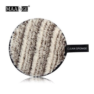 1/3PCS New Makeup Removal Sponge Flutter Wash Cotton Flapping Reusable Wet Sponge Face Puff Soft Natural Cleaner Premium Microfiber Cloth