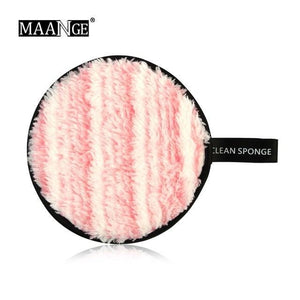1/3PCS New Makeup Removal Sponge Flutter Wash Cotton Flapping Reusable Wet Sponge Face Puff Soft Natural Cleaner Premium Microfiber Cloth