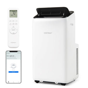 14000 BTU Inverter Portable Air Conditioner 3 in 1 Wifi Enabled AC Unit-White