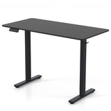 48 Inch x 24 Inch Ergonomic Electric Standing Desk with 3 Memory Settings for Home Office-Black