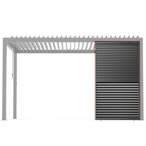 Louver Grille 1 / 3 13Ft Frame & Louvers - Black by Couch.com