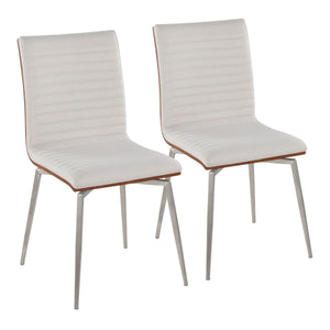Mason - Contemporary Dining Chair (Set of 2) With Swivel by Couch.com