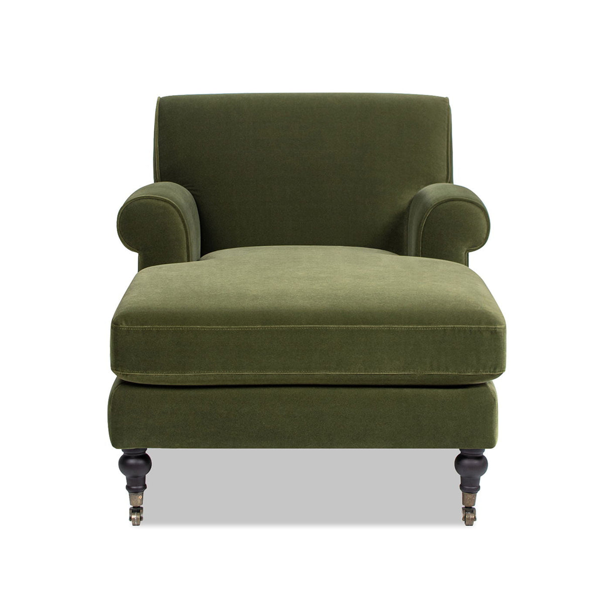 Alana Lawson - Chaise Lounge Chair - Olive Green by Couch.com