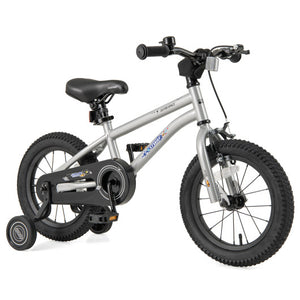 14-Inch Kids Bike Bicycle for Boys Girls 3-5 with High Carbon Steel Frame